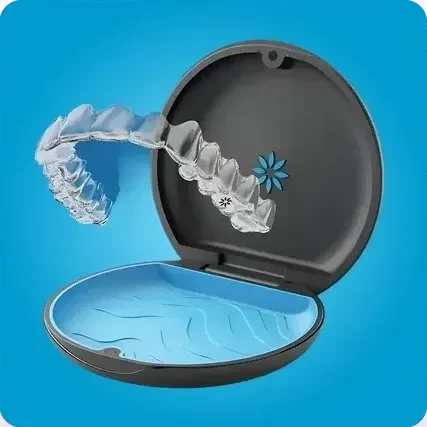 iTero scanner with Invisalign clear aligner